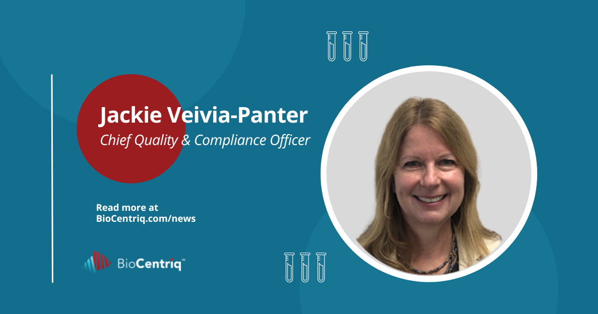 Jackie Veivia-Panter New Chief Quality & Compliance Officer